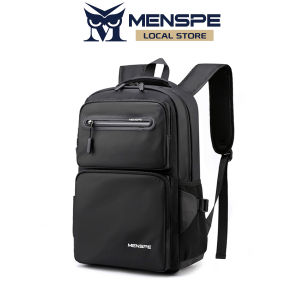 MENSPE กระเป๋าเป้แฟชั่นสำหรับผู้ชายและผู้หญิงกระเป๋าเป้สะพายหลังกระเป๋าธุรกิจกระเป๋าเป้สะพายหลังกันน้ำกระเป๋าสะพายหลังแล็ปท็อปผู้ชายกระเป๋านักเรียนกระเป๋าเป้สะพายหลังกันขโมยกระเป๋าสะพายไหล่แบบลำลองกระเป๋าสะพายวิทยาลัย