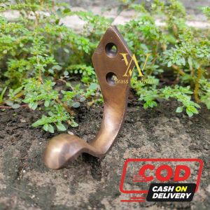 Kapstok Kuningan Antik Gantungan Baju Motif Mendel 1 Pcs