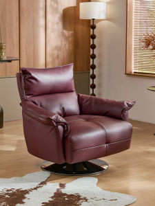 FEISHANGLIJIA | Single Rotatable Designer Premium Leather Armchair