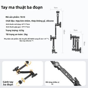 Ulanzi | Khớp Nối Vạn Năng Magic Arm 3 Đoạn TA10