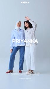 Cotton Inch - Priyanka Kemeja Basic Wanita