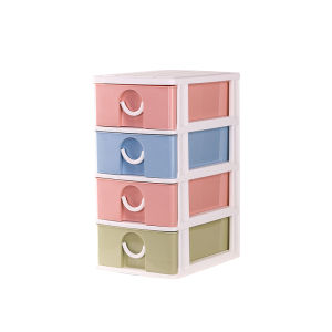 JIADONGLI | Cosmetic Storage Box for Skincare Dressing Table Drawer Home Dormitory Storage Cabinet