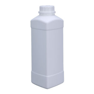Thickened Food Grade Square Bottle 1000ml Chemical Water Disinfection Alcohol Storage Container Empty Bottle for Home Use