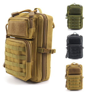 New 7 Inch Phone Bag Mens Multifunctional Waist Belt Waterproof Wear-resistant Mobile Phone Case Leather Belt Hanging Bag Wallet