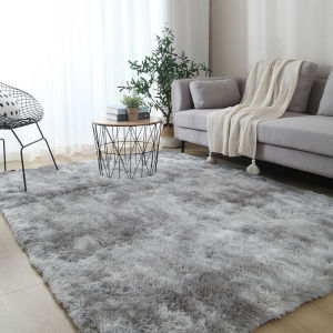 Long Rectangle Shaggy Carpet beside Bed for Girls Simple Modern Living Room Window Seat Area Rug Machine Washable Home Decor