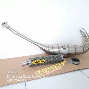 Knalpot Ninja 2 tak Arrow Full Stainless ninja R ninja RR ninja SS