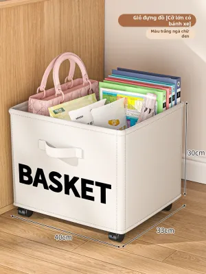 SUOBAI | Tủ Lưu Trữ Dưới Bàn Làm Việc Phong Cách Đơn Giản Có Bánh Xe