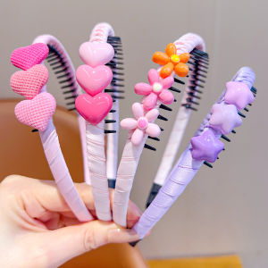 Anti-slip No-tighten Heart-shaped Childrens Headband