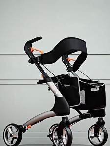Elderly Trolley Walker Walker For Elderly Walking Aid Four-Wheel Multi-Functional Push-and-Sit Lightweight 助行器