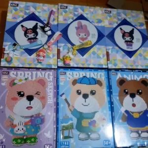 Thỏ melody và kuromi. cỡ lớn 55cm cao cấp tặng búa xếp hình Thỏ . đẹp giá tốt mô hình lắp ghép trưng bày quà tặng!