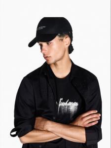 Armani Exchange | Wide Brim Cotton Couples Baseball Cap