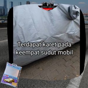 COVER SARUNG BODY COVER UNTUK MOBIL CALYA WARNA SILVER OUTDOOR / PENUTUP MOBIL SEGALA CUACA WATERPROOF / ANTI AIR AKSESORIES MOBIL BISA COD