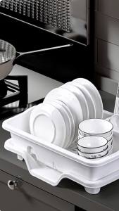 Dish Draining Organizer Shelf