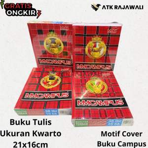 Buku Tulis 38 Lembar Kwarto Motif Campus Isi 10 Pcs Buku (Pack)