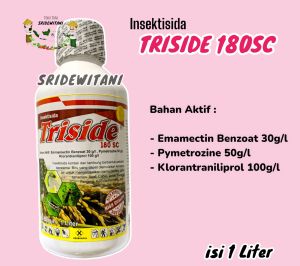 INSEKTISIDA TRISIDE 180SC 1 LITER Stadium Pengendali Hama Trips Kutu Daun Semua Tanaman