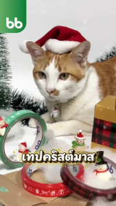 (ยกลัง 72 ม้วน) เทปChristmas🎅🎄&Happy New Year ขนาด 2 นิ้ว 45 หลา เทปคริสมาสต์ลาย 🎅🏽🦌Santas special & 🎀Wrapping wishes