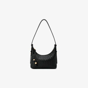 Woven Cowhide Hobo Bag