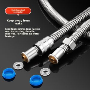 MONLEYTA | Stainless Steel Shower Hose Universal Spray Head Connector Pipe For Bathing Water Output Heater Manleyta X0926163548