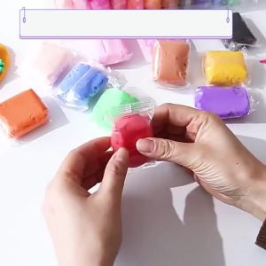 Magic Air Dry Clay Kit Non-Toxic Modeling Toy for Kids Toddlers Vibrant Colors with Deluxe Tools Ideal for Creative Art Projects