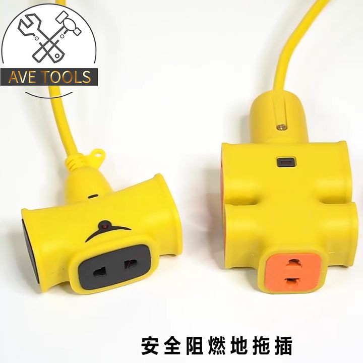 Extension Cord Socket With Cable Extralong Plugin Strip 5/10/20/30