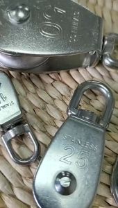 KATROL KEREKAN MINI SERBAGUNA SWIVEL PULLEY STAINLESS STEEL M15-M50