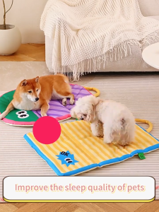 【🔥🔥SG】Dog Cooling Mat Summer Pet Cold Bed Extra Large Ice Silk Cool Pad for Small Big Dogs Cat Waterproof Anti Scratch