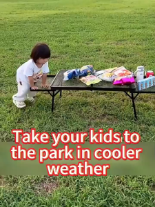 Folding table outdoor street stall table portable folding table aluminum alloy camping table and chair for outdoor use Outdoor Folding Table And Chairs One-Piece Folding Table And Chairs 1 Table And 4 Chair