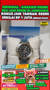 SEIKO ORIGINAL AUTO RELAY SEIKO SNG027 - MEN  RO3 - Silver - Stainless Steel - Dia 39 CM. WR 100 Meter Jamdunia / Jam dunia JD18 # JAM TANGAN PRIA JAM PRIA JAM TANGAN ANTI AIR # Seiko SEIKO SNG027 SNG 027 SNG 027