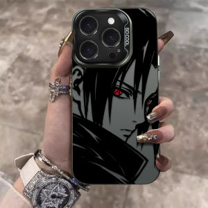 Bandai | Ốp Lưng Cứng Hình Naruto Sasuke Manga Silhouette Art Cho iPhone - Vỏ Bảo Vệ Hai Lớp Chống Trầy Xước Chống Bụi Tương Thích Với Nhiều Mẫu Máy