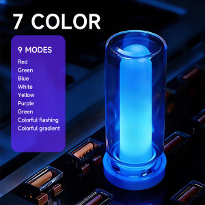 Portable USB RGB Rainbow Night Light Plug and Play LED Ambient Lamp 5V Multi‑color Decorative Lighting for Car Bedroom Camping
