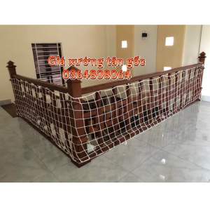 Lưới an toàn cho bé  Lưới chắn cầu thang {Mắt 10x10cm}  nhiều kích thước + Tặng kèm dây buộc