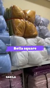 (PAKET USAHA 10 PCS) JILBAB BELLA SQUARE PREMIUM TERMURAH KEKINIAN BY ECO STORE HIJAB