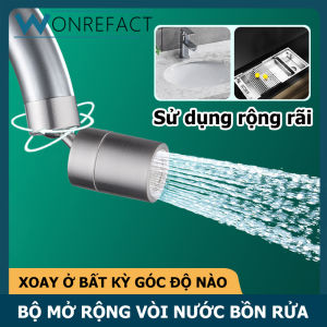 Kích Cỡ phổ thông vòi nước cho bé đa chức năng 360 ° có thể điều chỉnh xoay 2 chế độ lưu lượng nước phù hợp cho phòng tắm và bồn rửa nhà bếp