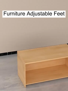 4PCS Adjustable Furniture Leveling Feet With Anti Slip Pad Table Leg Leveler Feet For Tables Cabinets Shelving