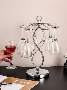 Elegant Wine Glass Holder Decorative Piece Luxury High-End Living Room Dining Room Wall Mounted Wine Cabinet Ornament