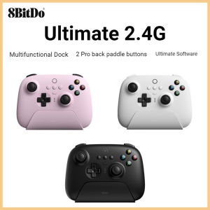 8BitDo Ultimate Wireless 2.4G Gaming Controller with Charging Dock for PC Windows 10 11 Steam Android