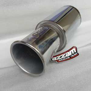 KNALPOT RACING SPOON CHROME MOBIL BENSIN CARRY SEDAN AVANZA BRIO MOBILIO CALYA PAJERO FORTUNER ALYA L300 DLL