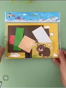 เด็กสติกเกอร์ EVA สติกเกอร์EVAสเตอริโอ สำหรับเด็ก - 3D สติกเกอร์โฟม, สติ๊กเกอร์ DIY 3D เกมสมอง 4-6 ปี