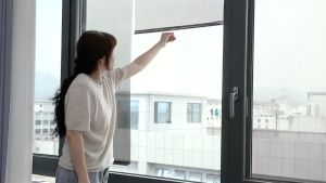 OTOHEROES Tirai Penahan Sinar Matahari Roller Blind Curtain 50x125cm - RY50 - Black