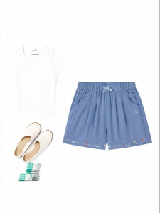 Purcotton | Breathable Cool Cotton Girls Skort Summer