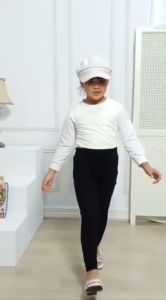 Celana Legging Anak Polos Panjang Bahan Spandex Usia 3 - 9 Tahun Nyaman Lembut