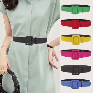 Thắt Lưng Nữ Có Khóa Trơn Chất Liệu Da PU Đa Năng Phụ Kiện Thời Trang Cho Quần Jeans Và Váy Thích Hợp Cho Việc Sử Dụng Hàng Ngày