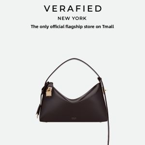 VERAFIED | Elegant Leather Hobo Bag