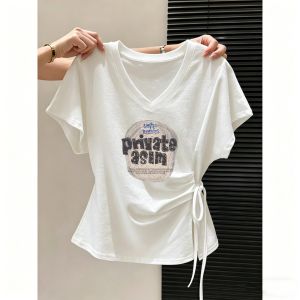 V.C.I | Slimming V-Neck Open-Fit Short Sleeve T-Shirt