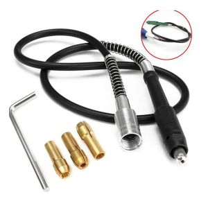 Flexible Shaft Rotary Grinder Tool - Universal Fit No Electricity Required Precision Control for Detailed Projects