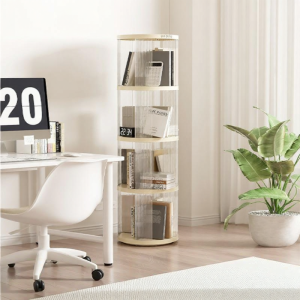 LIWAN | 360 Rotatable Large Capacity Movable Bookcase
