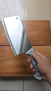 9 Inches Super Heavy Duty Butchers Knife | Non Slip Silicon Rubber Handle