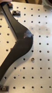 karabl  shop  ไม้แขวนเสื้อไม้ ไหล่กว้าง ไม้แขวนเสื้อสูท 38cm(มีรอยนิดหน่อย) Y-41