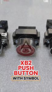 XB2 PUSH BUTTON WITH SYMBOL | 22mmØ MOMENTARY PUSH BUTTON | 600V 10A CONTACT | N.O. /N.C. CONTACT | VAT INCLUDED PRICES