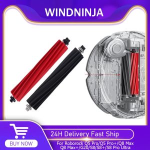 Main Brush Accessories For Roborock Q5 Pro/Q5 Pro+/Q8 Max/Q8 Max+/G20/S8/S8+/S8 Pro Ultra Robot Vacuum Roller Brush Main Brushes